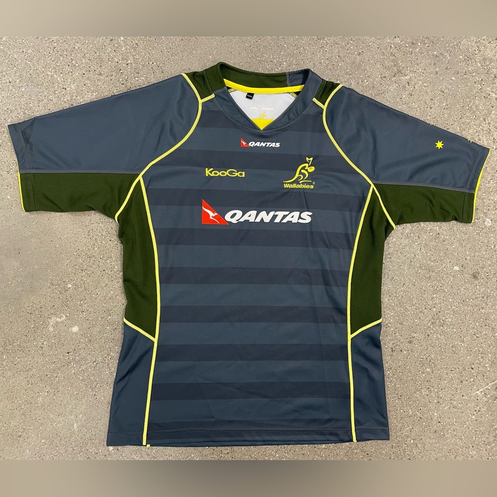 RUGBY UNION AUSTRALIA WALLABIES TRAINING SHIRT JERSEY Size Medium